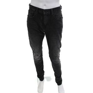 PRPS Men Skinny Tapered Black Jeans Size 34